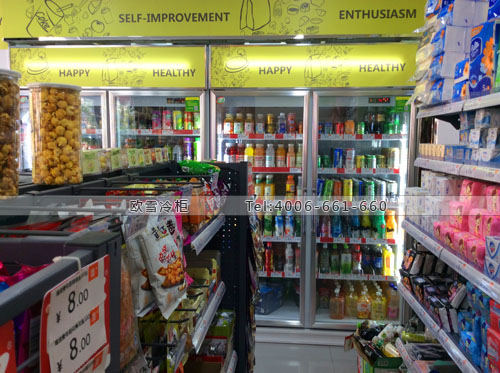 A244湖北省武漢市洪山區(qū)喜+24小時(shí)便利店冰柜