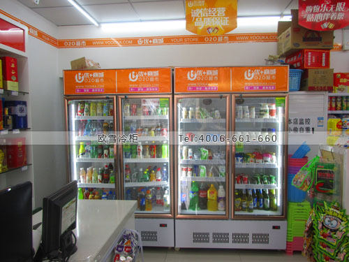 A275四川省成都市錦江區(qū)優(yōu)+商城便利店三門冰柜
