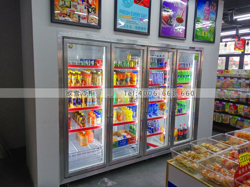 A330江蘇省南京市好鄰里生活超市飲料冷柜