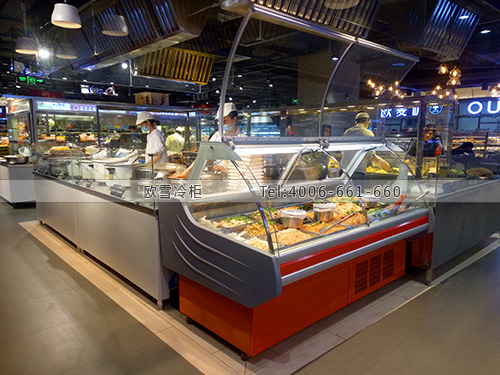 B032廣東省東莞市石碣鎮(zhèn)嘉榮購(gòu)物廣場(chǎng)熟食冷藏柜