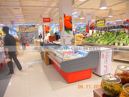 B014東莞嘉榮購物廣場鮮肉冷藏柜-東莞鮮肉保鮮展示柜
