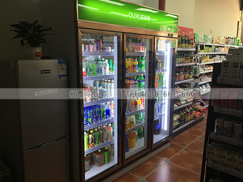 A406重慶市江北區(qū)天貓小店飲料展示柜