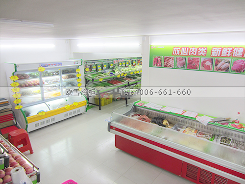 B104深圳龍崗坂田華聯(lián)超市飲料冷柜-鮮肉冰柜-蔬菜保鮮柜
