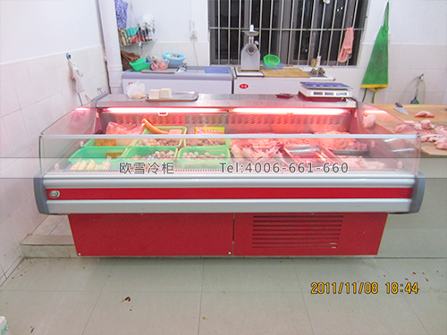 B052深圳福田皇崗好友樂生活超市鮮肉冷藏展示柜