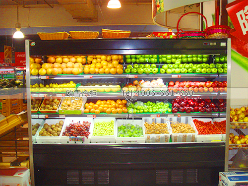 B043東莞橫瀝嘉榮SPAR商場水果蔬菜保鮮展示柜