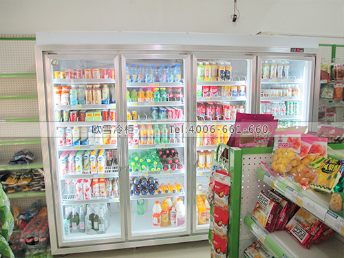 B105廣西南寧青秀區(qū)三顆星便利店冷柜-超市冷柜