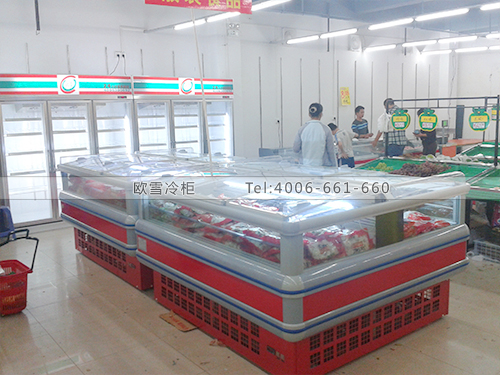 B129廣西南寧橫縣眾人樂生活超市冷柜-超市冰柜-超市冷藏柜