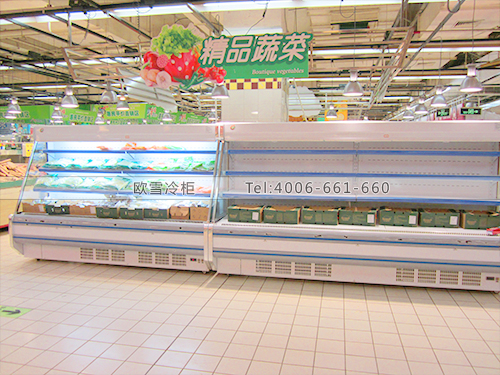 B159江蘇南京家樂福超市蔬菜保鮮柜