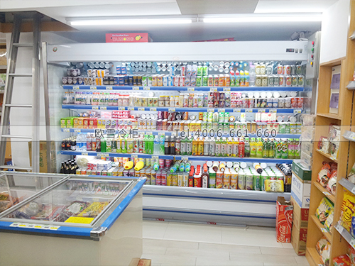B240上海靜安全聯(lián)臺灣食品超市冷藏柜