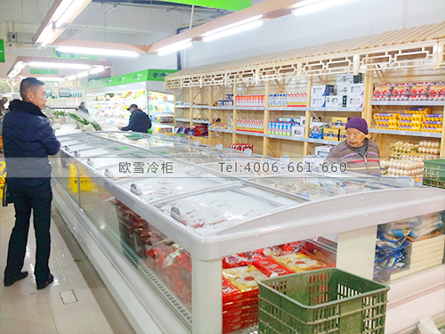 B288上海浦東鮮生活生鮮連鎖超市冷柜