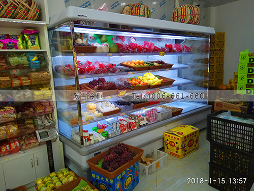B211湖南省長(zhǎng)沙市瀏陽(yáng)果色果鮮批發(fā)中心水果冷柜