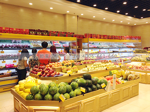 B378福建福州萬家城市廣場鮮活果子鋪水果保鮮冷藏柜