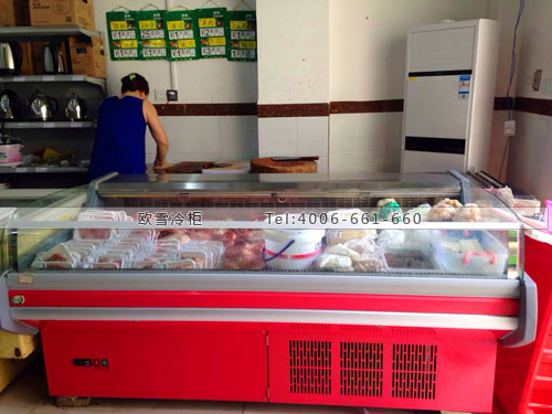 B592福建省廈門市翔安區(qū)萬福生鮮超市鮮肉展示柜