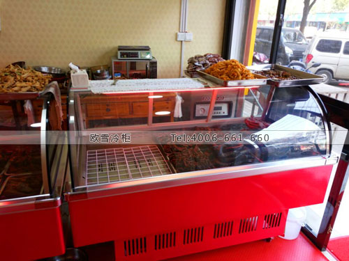 592湖南省岳陽市開發(fā)區(qū)九味醬板鴨熟食柜