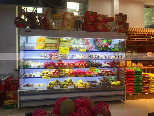 B891浙江省余杭區(qū)美淘購(gòu)物超市冷藏展示柜