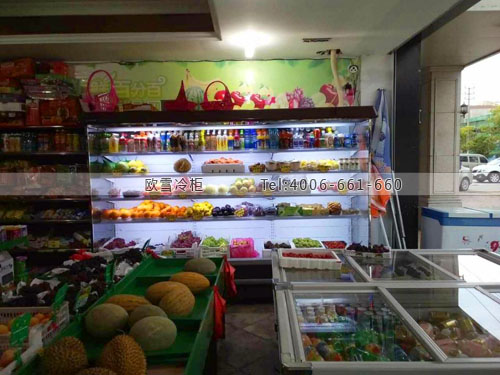 B884江西省南昌市金禾水果大賣場(chǎng)保鮮展示柜