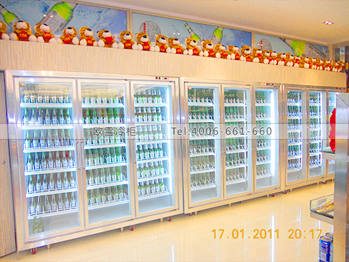 C007深圳龍崗歡樂(lè)迪音樂(lè)氧吧飲料冷柜
