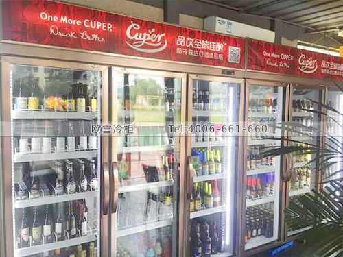 C045湖南長沙叮叮體驗中心展示冷柜