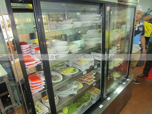 E081深圳福田COCO park千味涮火鍋店冷柜