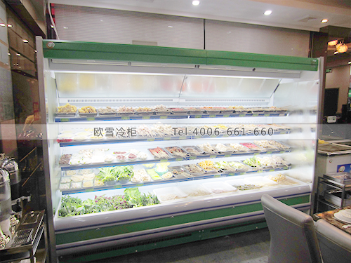 E027深圳福田串串餐廳香自助餐冷柜冰柜