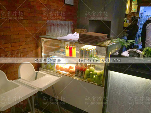 E100深圳龍華新區(qū)ICO購(gòu)物中心PuPu樂(lè)餐廳冷柜冰柜