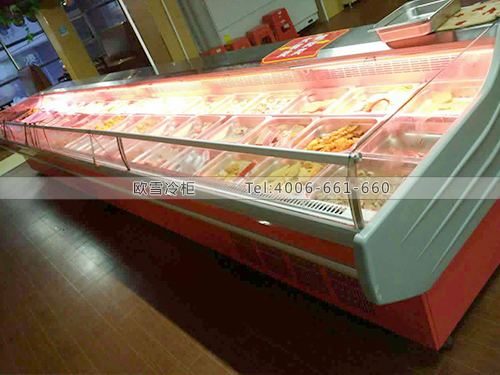 E079茂名信宜聚友軒烤肉火鍋?zhàn)灾蛷d冷柜冰柜