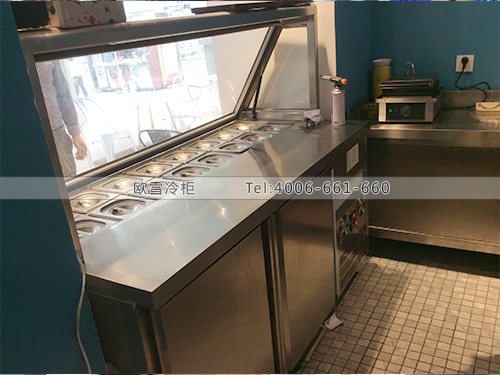 E034湖南長(zhǎng)沙白熊先森披薩冷柜冰柜