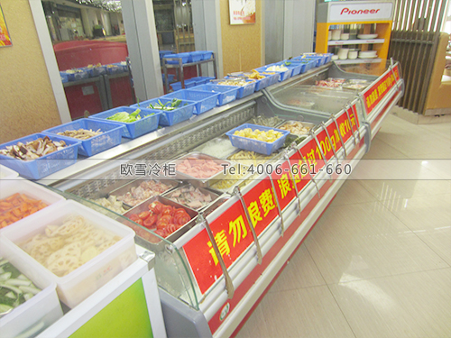 E038深圳龍崗橫崗一品香辣蟹餐廳冷柜冰柜