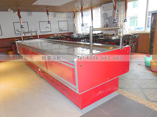 E089湖南長沙紙上饞自助火鍋店冷藏柜