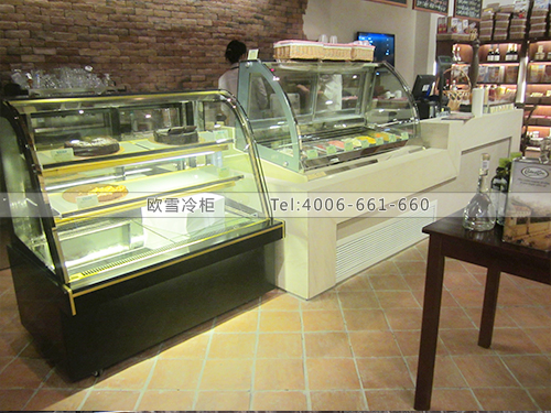 F028江蘇蘇州意小利甜品屋蛋糕展示柜