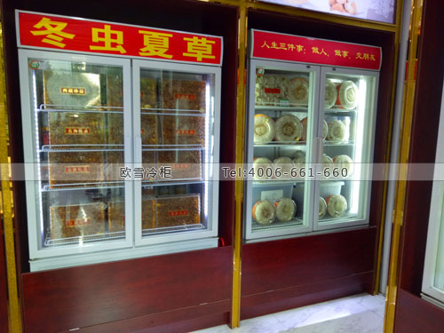 G046廣東省深圳市福田區(qū)藏草堂冬蟲夏草冷藏柜