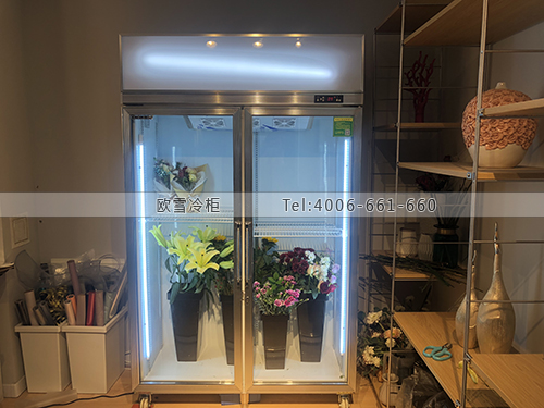 J093山東省濟(jì)南市歷下區(qū)Meet覓花店鮮花柜